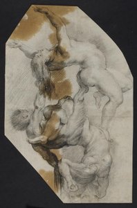 Figurengruppe aus "Die Verdammten stürzen in die Hölle"