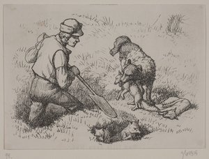 Illustration zu „Herr Mikkel“, Gedicht von Christian Richardt von Ubekendt