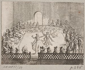 Persisches Bankett mit Tänzern von Ubekendt