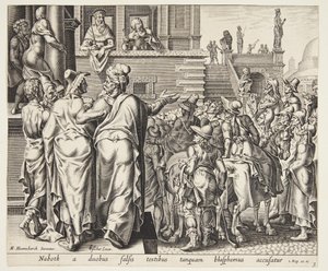 Naboth fälschlicherweise beschuldigt