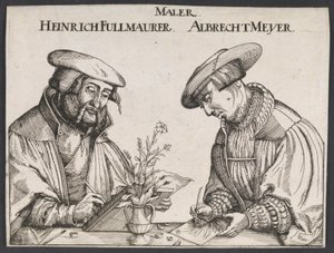Porträt von Heinrich Füllmaurer und Albrecht Meyer