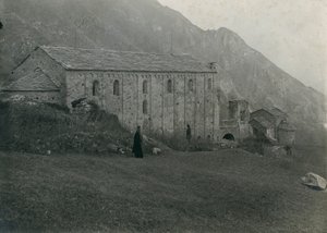 Abtei San Pietro al Monte, Civate, Lombardei, Italien, Fotografie von Ugo Monneret de Villard, um 1910 von Ugo Monneret de Villard