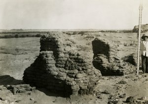 Grab in der Nekropole, Qasr Ibrim, Ägypten, Fotografie von Ugo Monneret de Villard von Ugo Monneret de Villard