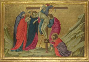 Die Kreuzabnahme aus der Basilika Santa Croce, Florenz, ca. 1324-1325 von Ugolino di Nerio