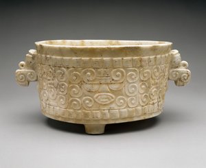 Dreifußvase mit Vogelgriffen, Terminal Classic, 800-1000