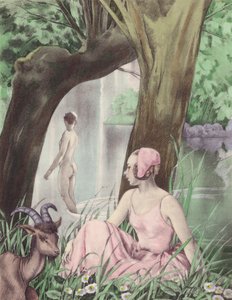 Brunelleschi-Illustration für Contes et Nouvelles de La Fontaine von Umberto (after) Brunelleschi