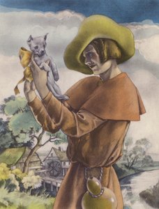 Brunelleschi-Illustration für Contes et Nouvelles de La Fontaine von Umberto (after) Brunelleschi