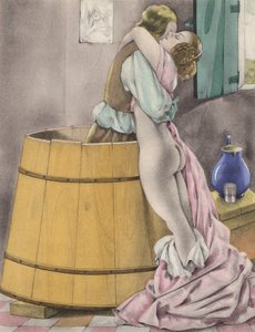 Brunelleschi-Illustration für Contes et Nouvelles de La Fontaine von Umberto (after) Brunelleschi