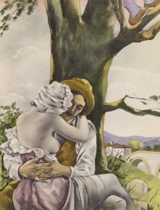 Brunelleschi-Illustration für Contes et Nouvelles de La Fontaine von Umberto (after) Brunelleschi