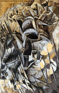 Die Attacke der Lanzenreiter, Mailand, Italien von Umberto Boccioni