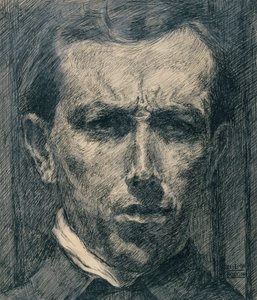 Selbstporträt, 1910 von Umberto Boccioni