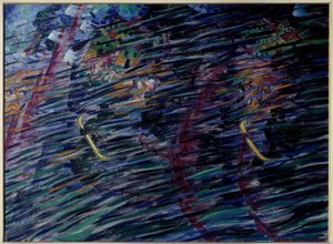 Seelenzustand: Diejenigen, die gehen von Umberto Boccioni