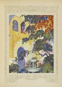 Nonchalante und Babillarde, die oft an den Fenstern waren, sahen die Frucht, Illustration aus 