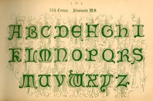 14. Jahrhundert. Illuminiertes Manuskript, 1862