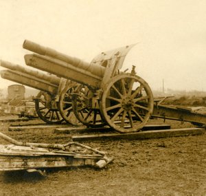 155 Kanonen, um 1914-1918