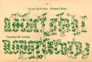 Ornamentales Band, 15. und 16. Jahrhundert von Unbekannt