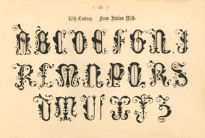 16. Jahrhundert. Aus italienischem Manuskript, 1862 von Unbekannt