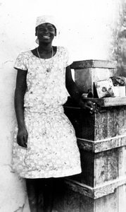 Kleiner Händler von Akassan, Haiti von Unbekannt