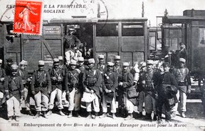 1. Regiment der französischen Fremdenlegion, Marokko, 1911