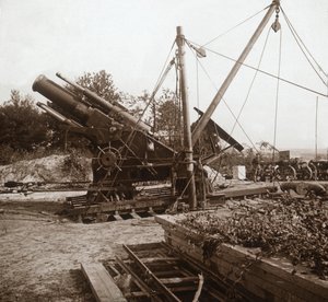 220 Mörser, Genicourt, Nordfrankreich, ca. 1914-ca. 1918