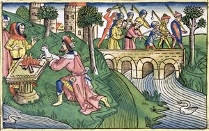 2 Könige 16:9-16: das Volk von Damaskus wird gefangen genommen