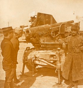 75 automatische Flugabwehrkanone, um 1914-1918