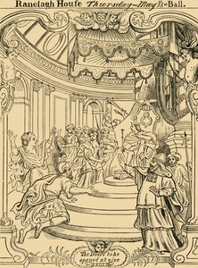 Eine Einladungskarte nach Ranelagh, ca. 1876 von Unbekannt
