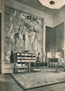 Ein Sammlerzimmer, um 1925