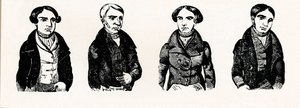 Ein zeitgenössischer Eindruck der Tolpuddle-Märtyrer, 1838, 1934 von Unbekannt