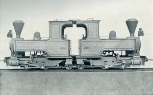 Eine Doppellokomotive, 1922 von Unbekannt