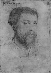 Ein Gentleman: Unbekannt, nicht von Holbein, 16. Jahrhundert von Unbekannt