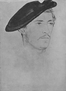 Ein Gentleman: Unbekannt, nicht von Holbein, 16. Jahrhundert, 1945 von Unbekannt
