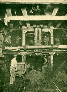 Ein Greathead-Schild: Ausheben eines U-Bahn-Tunnels, 1930