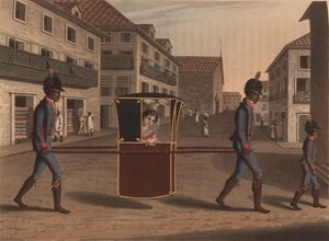 Eine Dame auf dem Weg zu einem Besuch, 1816