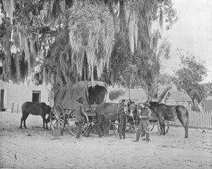 Ein Kaufmann aus San Antonio, Texas, USA, 1900