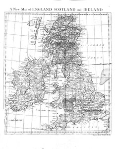 Neue Karte von England, Schottland und Wales, 19. Jahrhundert
