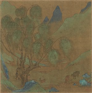 Eine pastorale Szene, 1271-1368 von Unbekannt