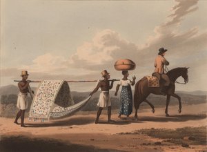 Ein Pflanzer und seine Frau auf einer Reise, 1816