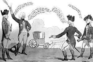 Ein Prinz und ein Feigling, 1789 von Unbekannt