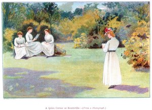 Eine ruhige Ecke in Bournville, 1892 von Unbekannt