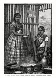 Eine ländliche Küche in den Tierras Calientes, Mexiko, 1877