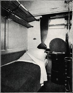 Ein Schlafabteil im Nachtzug Scotsman, London & North Eastern Railway, 1926 von Unbekannt