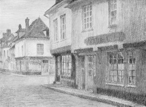 Eine Straße in Beauvais, 1901