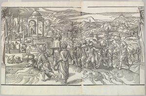 Eine türkische Beerdigung aus dem Fries Ces Moeurs et fachons de faire de Turcz Customs and Fas, 1553 von Unbekannt
