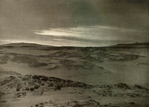 Ein Blick nach Norden, Richtung sterbende Sonne, im März, um 1908, 1909 von Unbekannt