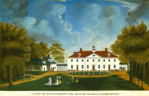 Ansicht von Mount Vernon von Unbekannt