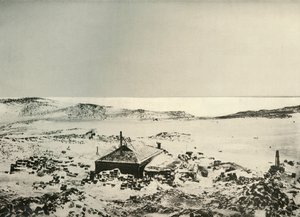 Blick auf die Hütte nach Norden, ca. 1908, 1909 von Unbekannt