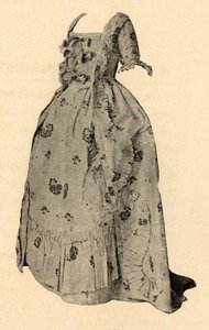 Ein Watteau-Kleid, Hochzeitsoutfit von Mrs. William West, 1752 von Unbekannt