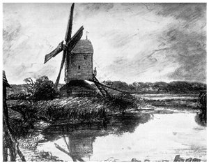 Eine Windmühle, 1802 1899