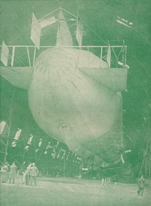Ein Zeppelin zu Hause, um 1917-1919